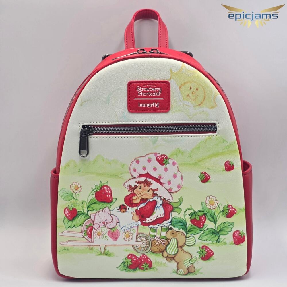 Loungefly Strawberry Shortcake Gardening Mini Backpack New